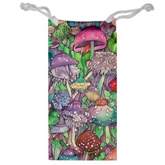 Vintage Mushroom Garden Jewelry Bag