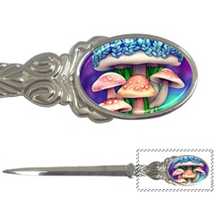 Fairy Mushroom In The Forest Letter Opener by GardenOfOphir