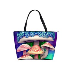 Fairy Mushroom In The Forest Classic Shoulder Handbag by GardenOfOphir