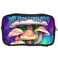 Fairy Mushroom In The Forest Toiletries Bag (one Side) by GardenOfOphir