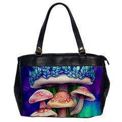 Fairy Mushroom In The Forest Oversize Office Handbag by GardenOfOphir