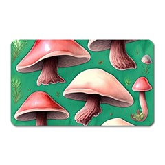 Forest Mushrooms Magnet (rectangular) by GardenOfOphir