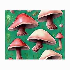 Forest Mushrooms Small Glasses Cloth (2 Sides)