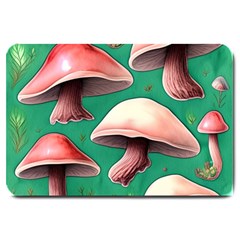 Forest Mushrooms Large Doormat