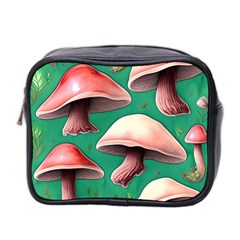 Forest Mushrooms Mini Toiletries Bag (Two Sides)