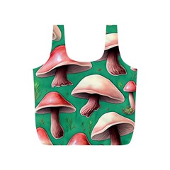 Forest Mushrooms Full Print Recycle Bag (S)