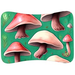 Forest Mushrooms Velour Seat Head Rest Cushion