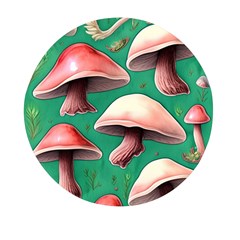 Forest Mushrooms Mini Round Pill Box (pack Of 5) by GardenOfOphir