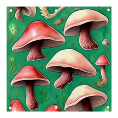 Forest Mushrooms Banner and Sign 3  x 3 