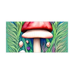 Vintage Forest Mushrooms Yoga Headband by GardenOfOphir