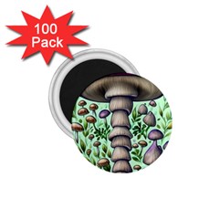 Forest Mushrooms 1 75  Magnets (100 Pack)  by GardenOfOphir