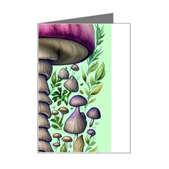 Forest Mushrooms Mini Greeting Card