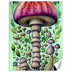 Forest Mushrooms Canvas 12  X 16  by GardenOfOphir