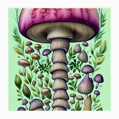 Forest Mushrooms Medium Glasses Cloth by GardenOfOphir