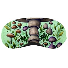 Forest Mushrooms Sleeping Mask by GardenOfOphir