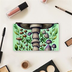 Forest Mushrooms Cosmetic Bag (small) by GardenOfOphir