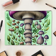 Forest Mushrooms Cosmetic Bag (xl) by GardenOfOphir