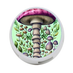 Forest Mushrooms 4-port Usb Hub (one Side) by GardenOfOphir