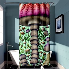 Forest Mushrooms Shower Curtain 36  X 72  (stall)  by GardenOfOphir