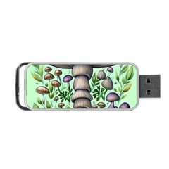 Forest Mushrooms Portable Usb Flash (one Side) by GardenOfOphir