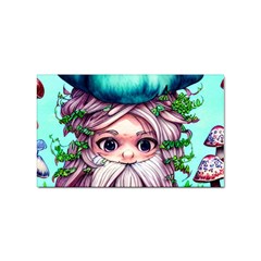 Witchy Forest Mushrooms Sticker Rectangular (10 Pack) by GardenOfOphir