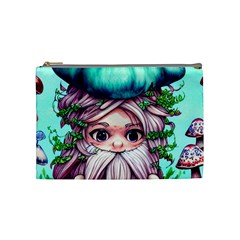 Witchy Forest Mushrooms Cosmetic Bag (Medium)