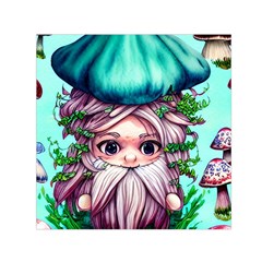 Witchy Forest Mushrooms Square Satin Scarf (30  x 30 )