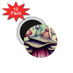 Antique Forest Mushrooms 1 75  Magnets (10 Pack)  by GardenOfOphir