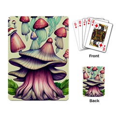 Antique Forest Mushrooms Playing Cards Single Design (rectangle) by GardenOfOphir