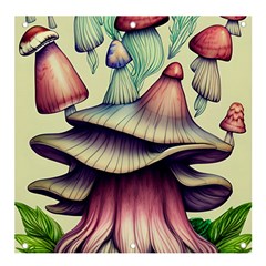 Antique Forest Mushrooms Banner And Sign 4  X 4  by GardenOfOphir