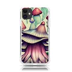 Antique Forest Mushrooms Iphone 11 Tpu Uv Print Case