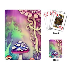 Tiny Forest Mushroom Fairy Playing Cards Single Design (rectangle) by GardenOfOphir