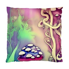 Tiny Forest Mushroom Fairy Standard Cushion Case (one Side) by GardenOfOphir