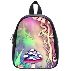 Tiny Forest Mushroom Fairy School Bag (small) by GardenOfOphir