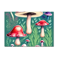 Forest Mushroom Fairy Garden Sticker A4 (100 Pack) by GardenOfOphir