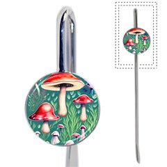 Forest Mushroom Fairy Garden Book Mark by GardenOfOphir