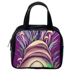 Forest Mushroom Fairy House Classic Handbag (one Side) by GardenOfOphir