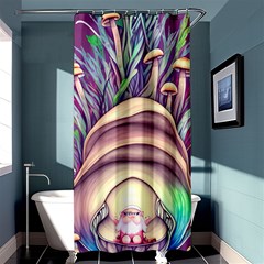 Forest Mushroom Fairy House Shower Curtain 36  X 72  (stall)  by GardenOfOphir