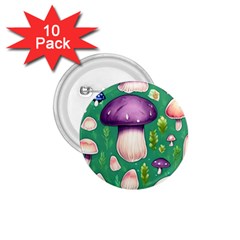 Forest Mushroom Garden Path 1 75  Buttons (10 Pack) by GardenOfOphir