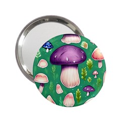 Forest Mushroom Garden Path 2 25  Handbag Mirrors by GardenOfOphir