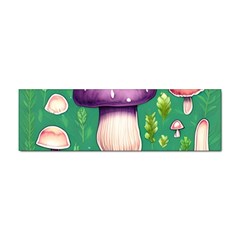 Forest Mushroom Garden Path Sticker (bumper) by GardenOfOphir