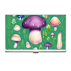 Forest Mushroom Garden Path Business Card Holder by GardenOfOphir