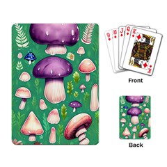 Forest Mushroom Garden Path Playing Cards Single Design (rectangle) by GardenOfOphir