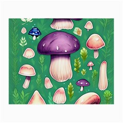 Forest Mushroom Garden Path Small Glasses Cloth (2 Sides) by GardenOfOphir