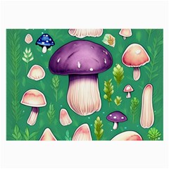 Forest Mushroom Garden Path Large Glasses Cloth by GardenOfOphir