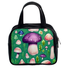 Forest Mushroom Garden Path Classic Handbag (two Sides) by GardenOfOphir