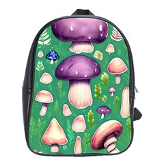 Forest Mushroom Garden Path School Bag (large) by GardenOfOphir