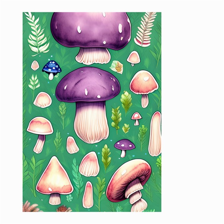 Forest Mushroom Garden Path Small Garden Flag (Two Sides)