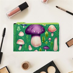 Forest Mushroom Garden Path Cosmetic Bag (xs) by GardenOfOphir