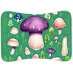 Forest Mushroom Garden Path Velour Seat Head Rest Cushion by GardenOfOphir